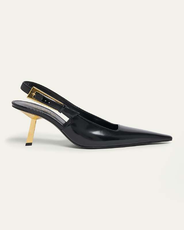 Lee Slingback Buckle Pumps
